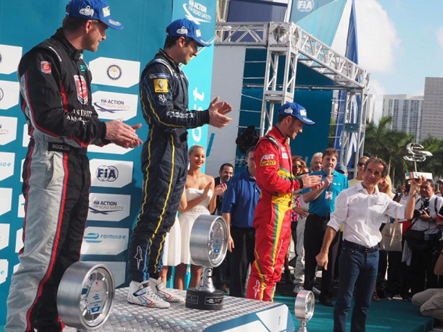 Prost vince la gara di Formula E di Miami 2015