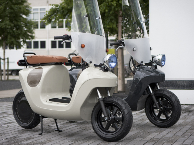 Be.e, scooter elettrico in fibra naturale