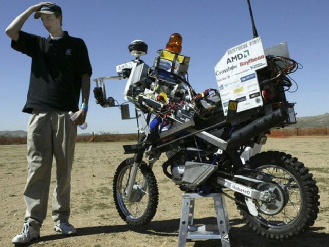 Google riderless motorbike