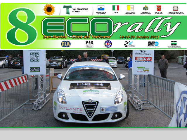Al via l'Ecorally 2013 San Marino - Città del Vaticano, dal 18 al 20 Ottobre. 