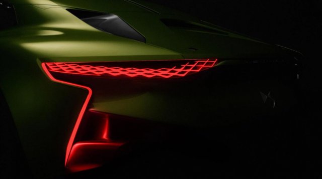 Concept DS E-Tense, particolare stop posteriore