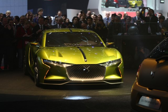 Concept DS E-Tense al Salone di Ginevra 2016, muso